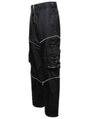 Off White Black Polyamide Pants