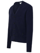 Ami Paris Navy Cashmere Cardigan