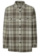 Ami Paris Two Tone Wool Shirt