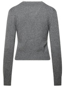 Ami Paris Grey Cashmere Cardigan