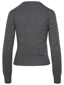 Ami Paris Grey Cashmere Blend Sweater