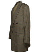 Ami Paris multicolor maagdelijke wollen jas