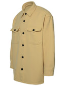 Ami paris camisa de lana amarilla