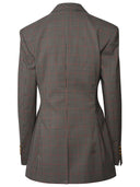 Balmain Two Tone Wool Blend Blazer