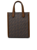 Michael Michael Kors 'Gigi' Brown Cotton Blend Bag