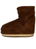 Moonboot 'Low Top Icon' Hazelnut Suede Boots
