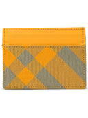 Burberry Yellow Wool Blend Card Holder