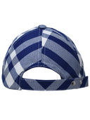 Burberry 'Check' Blue Wool Blend Hat