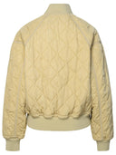 Burberry Beige Nylon Bomber Jacket
