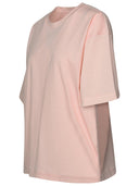 Burberry Pink Cotton T Shirt