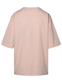 Burberry Pink Cotton T Shirt