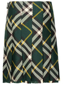 Burberry Green Wool Skirt