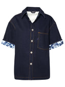 Burberry Blue Cotton Shirt