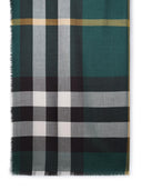 Burberry Green Cashmere Blend Buff