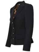 Dolce & Gabbana Black Virgin Wool Blazer