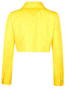 Dolce & Gabbana Yellow Cotton Blend Jacket