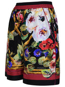 Dolce & Gabbana Multicolor Silk Shorts