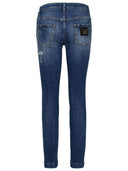 Dolce & Gabbana Blue Cotton Jeans