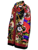 Dolce & Gabbana Multicolor Silk Shirt