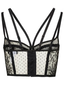 Dolce & Gabbana Black Viscose Blend Corset