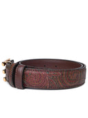 Etro Brown Leargürtel