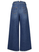 Jean en coton bleu clair etro