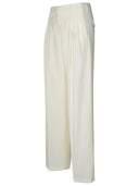 Golden Goose White Virgin Wool Blend Trousers