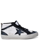 Golden Goose 'Mid Star Classic' White Lear Sneakers