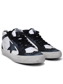 Golden Goose 'Mid Star Classic' White Lear Sneakers