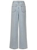 Self Portrait Light Blue Cotton Jeans
