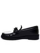 Jimmy Choo Two Tone Lear Loafers