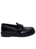 Jimmy Choo Black Lear Loafers