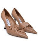 Jimmy Choo Brown Lear Pumps