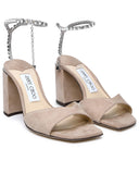 Jimmy Choo Suede Sandals Nude