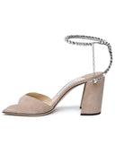 Jimmy Choo Suede Sandals Nude