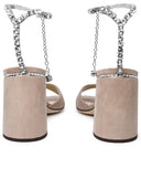 Jimmy Choo Suede Sandals Nude
