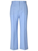 Lanvin Light Blue Virgin Wool Trousers