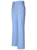 Lanvin Light Blue Virgin Wool Trousers