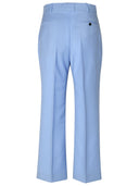 Lanvin Light Blue Virgin Wool Trousers