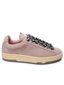 Lanvin Pink Suede Sneakers