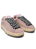 Lanvin Pink Suede Sneakers