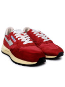 Autry Red Suede Blend Sneakers