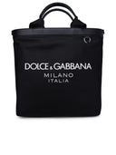 Bolsa de tela negra Dolce & Gabbana