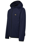 Dolce & Gabbana Blue Cotton Blend Jacket