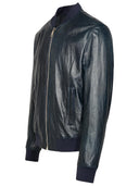 Dolce & Gabbana Navy Lambskin Jacket