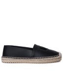 Dolce & Gabbana Black Lear Espadrilles