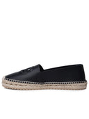 Dolce & Gabbana Black Lear Espadrilles