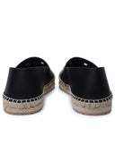 Dolce & Gabbana Black Lear Espadrilles