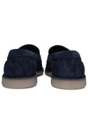 Dolce & Gabbana Navy Calf Lear Loafers