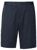 Etro Navy Cotton Bermuda Shorts